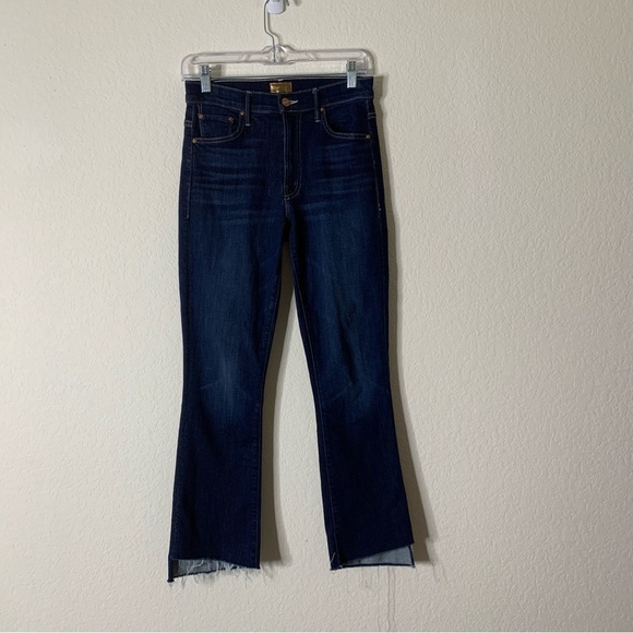Mother Womens The Insider Crop Step Fray off limits blue 26 - Picture 2 of 13